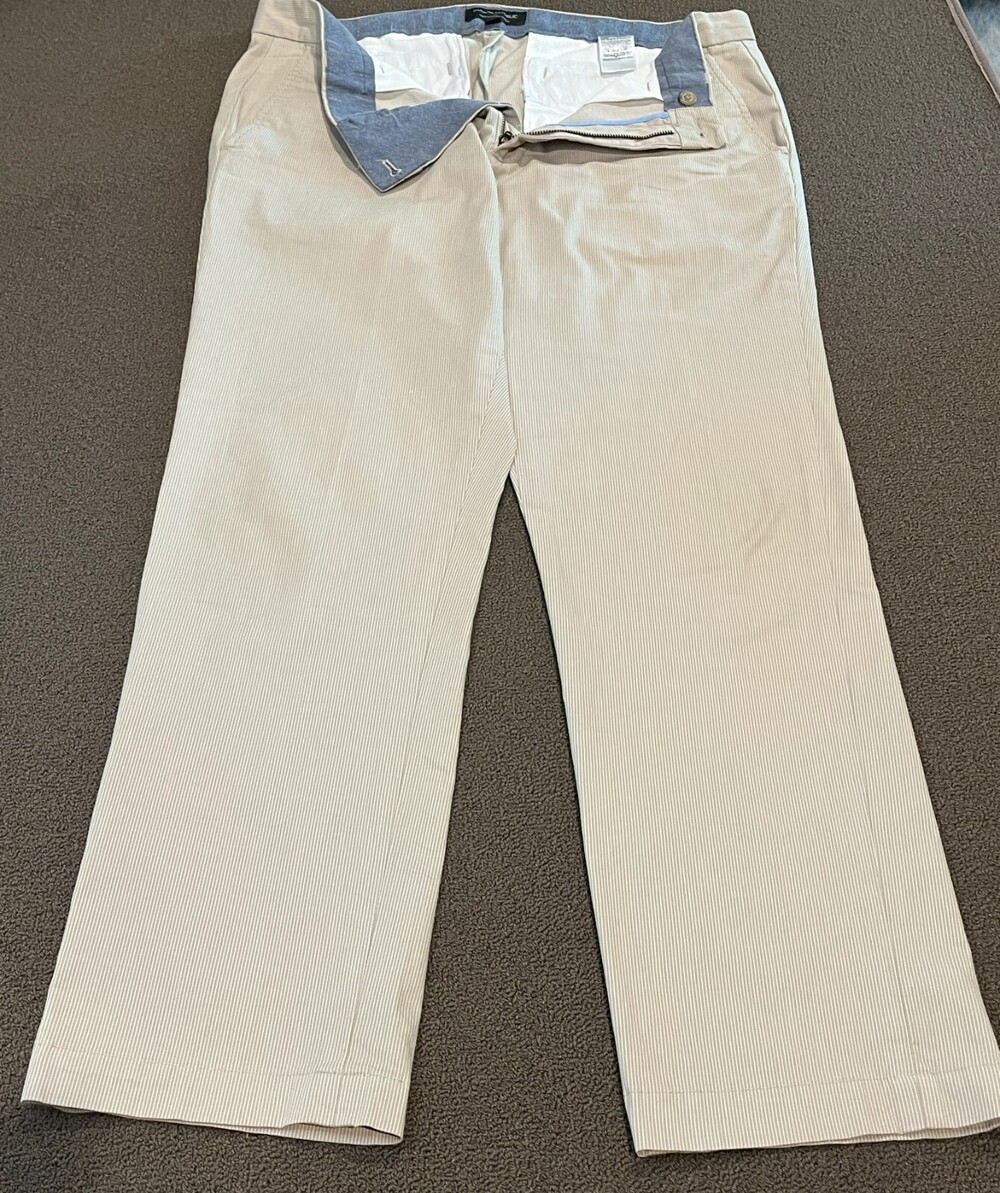 Banana Republic Fulton Skinny Chino pants 35x30 Actual 36x28 in Sand